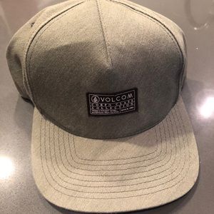 Gray/Green Volcom Snapback